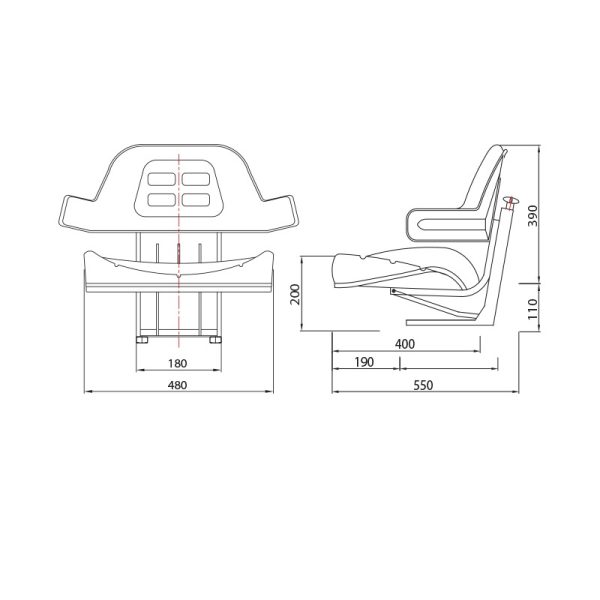 Scaun pentru tractor UTB U445 si U650 - Image 5