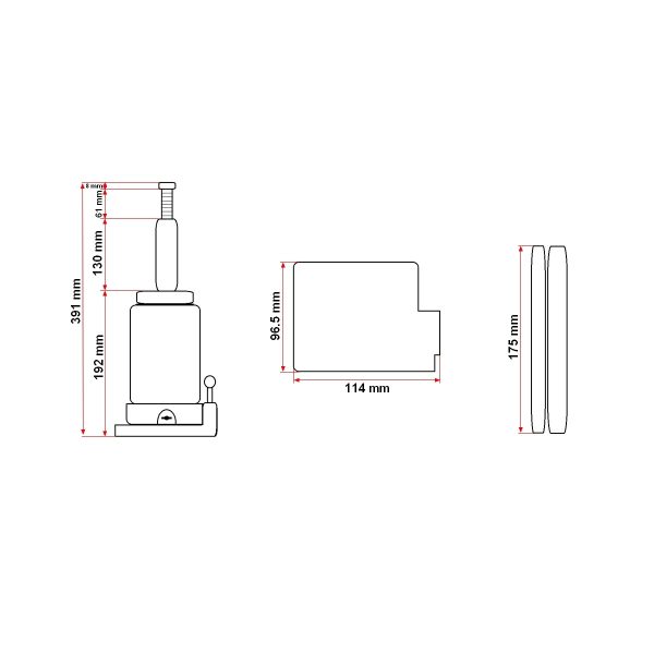 Cric hidraulic 8 tone - Image 3