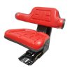 Scaun tractor rosu reglaj triplu cu amortizor UTB U-445 si U-650 - Image 2