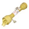 Cardan 850 mm T6 cruce 30, 2x92 (teava triunghiulara) 1 3/8 Z=6 freza - Image 2