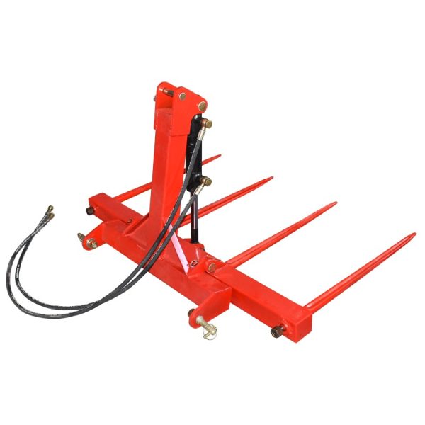 Furca spate hidraulica pentru incarcat baloti 250kg cu 4 tepuse 800mm - Image 4