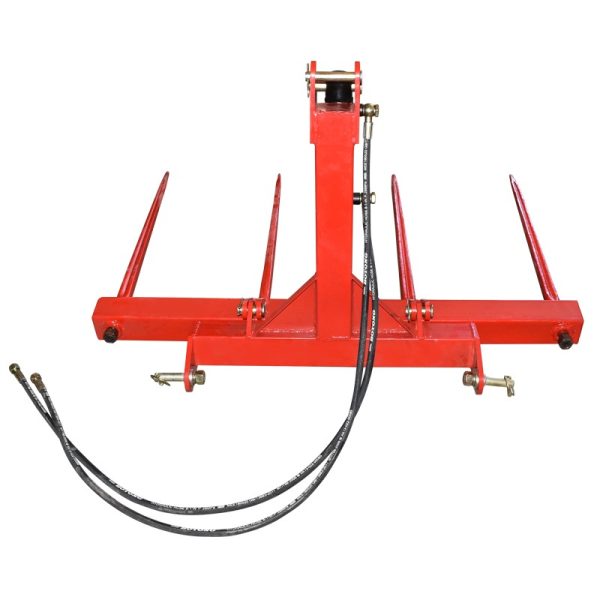 Furca spate hidraulica pentru incarcat baloti 250kg cu 4 tepuse 800mm - Image 2