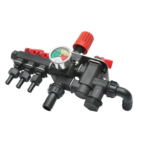Distribuitor erbicidator cu 3 cai si cu manometru - imagine 3