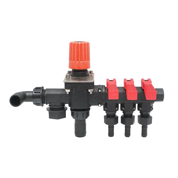 Distribuitor cu 3 cai si manometru cu glicerina pentru erbicidator - Image 2