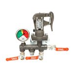 Distribuitor metalic C50 cu manometru glicerina inclus pentru erbicidator