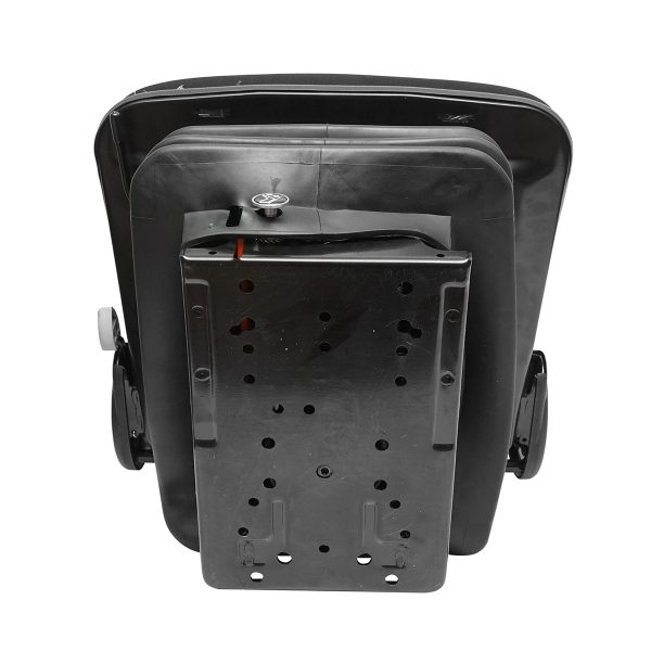 Scaun pentru tractor, negru, reglabil cu cotiera, tetiera si suspensie aer 12-24V - Image 5