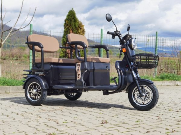 Tricuclu electric BRECKNER TRAVEL negru 1000W -Fara permis- - Image 3