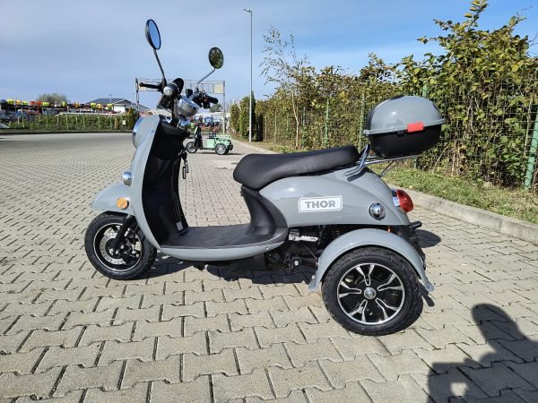 Triciclu electric Thor Spyder 800W 60V20Ah – gri- FARA PERMIS - Image 2