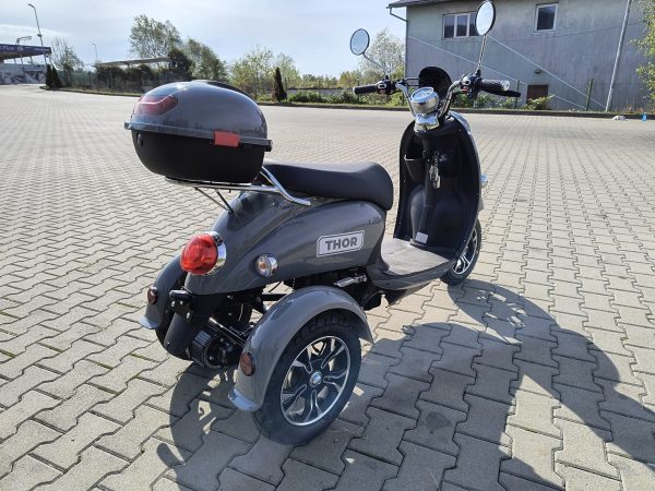 Triciclu electric Thor Spyder 800W 60V20Ah – gri- FARA PERMIS - Image 4