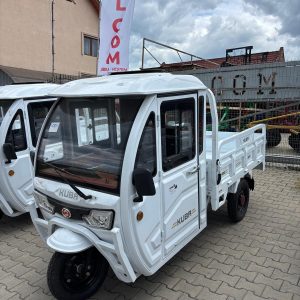 Triciclu electric cu cabina si bena Kuba